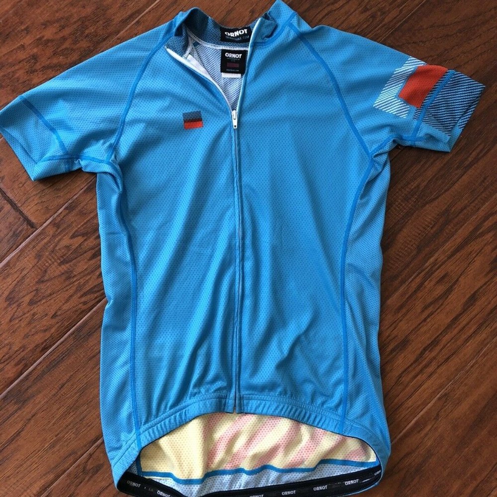 OrNot Women's Classic Raglan Blue Cycling Jersey